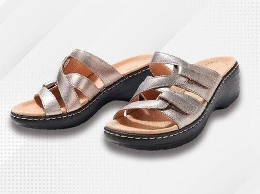 Weicher Boden Massage Orthopädische Keil Slide Sandalen