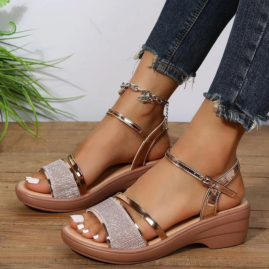 Women Summer Ankle Strap Platform Sandals