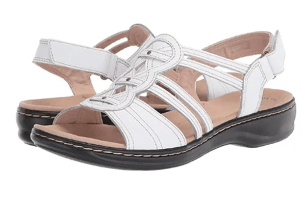 Slingback-Sandalen aus Leder