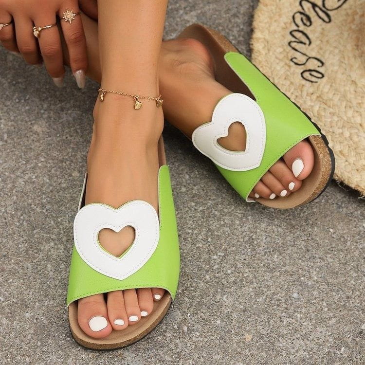 Sandalen mit hohlem Herz-Design für Frauen