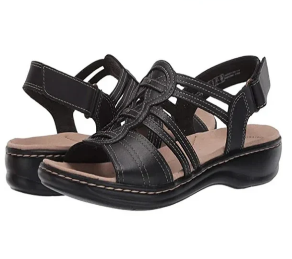 Slingback-Sandalen aus Leder