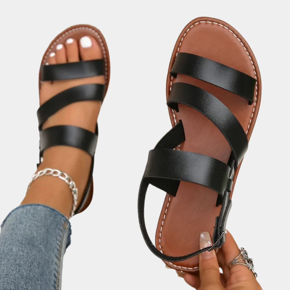 Atmungsaktive und strapazierfähige orthopädische Sandalen