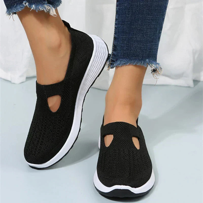 Atmungsaktive Mesh Flats Schuhe für Frauen