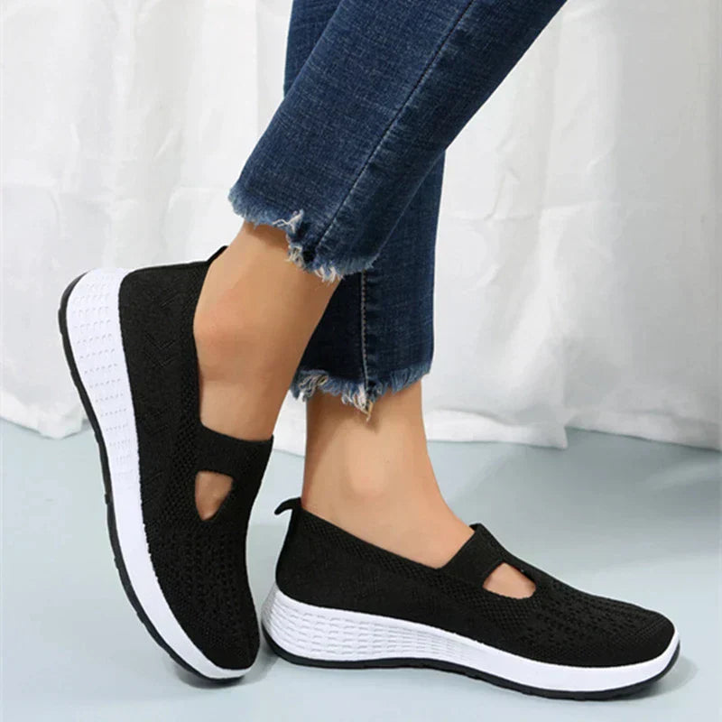 Atmungsaktive Mesh Flats Schuhe für Frauen