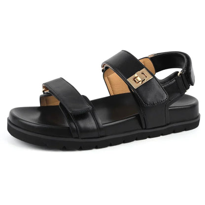 Lässige Zwei-Riemen-Sandalen für Frauen