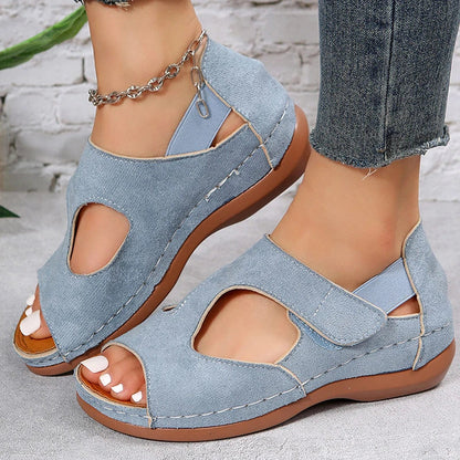 Open Toe Ladies Platform Sandals