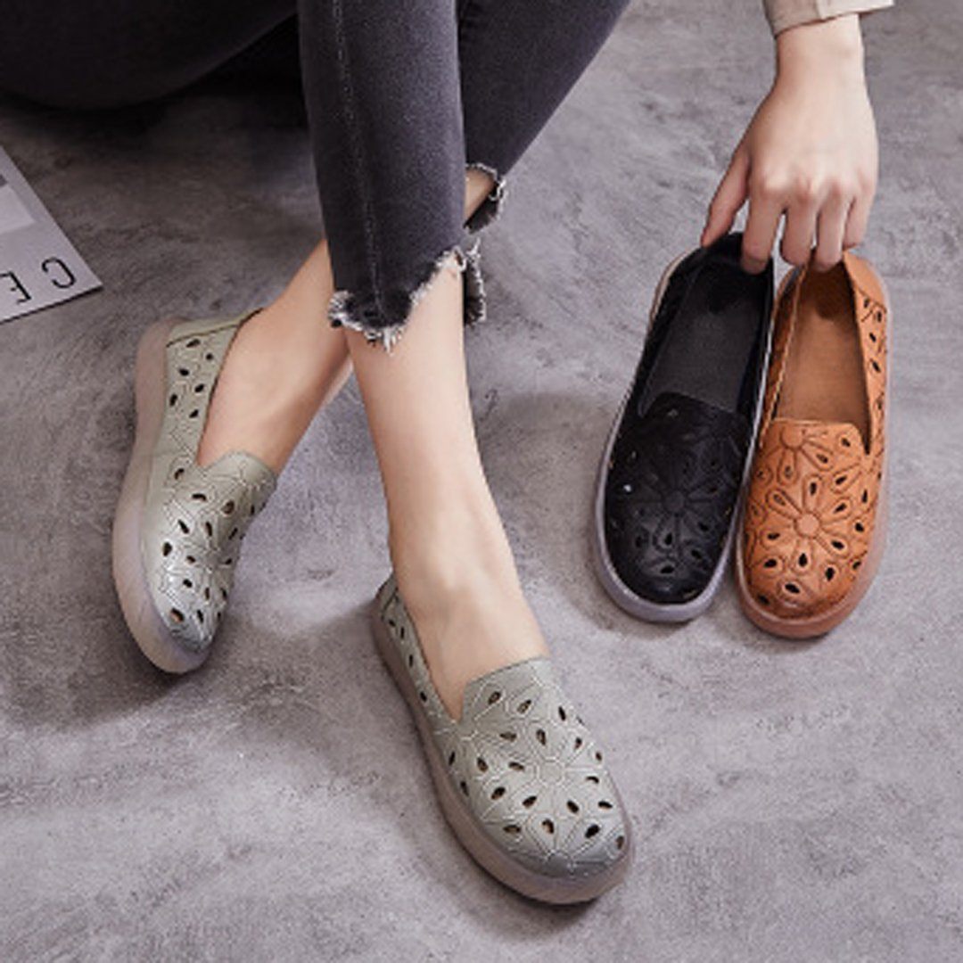 Mode Flache Einfache Elegante Loafer