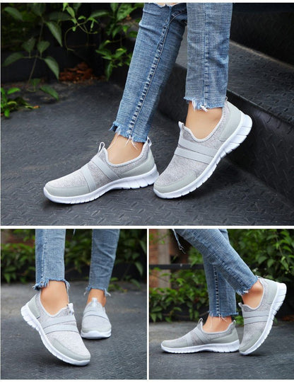 Mesh Slip On Sneakers für Frauen