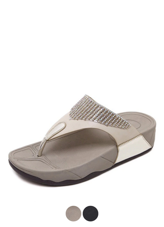 Diamant Bling Strand Komfort Casual Fitflop Flache Rutschen