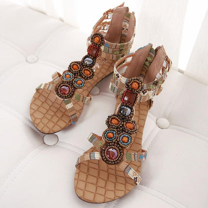 Women Summer Flat Buckle Sandals