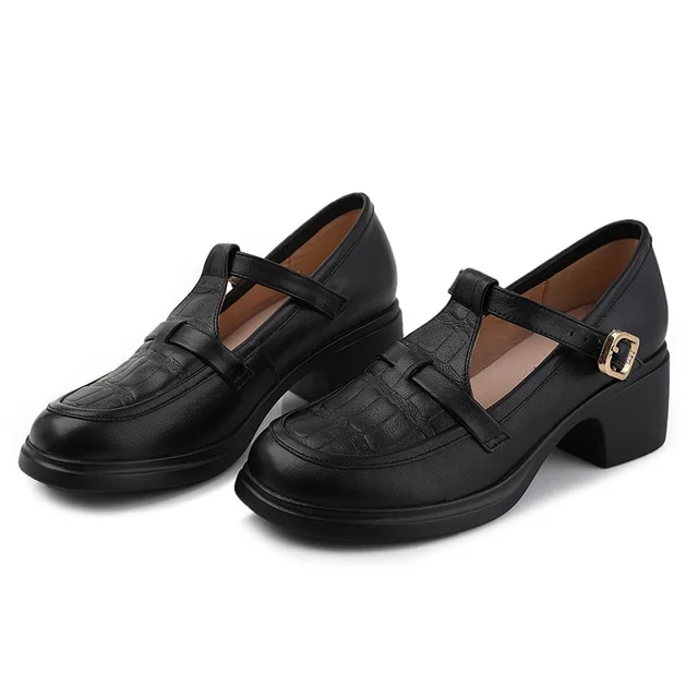 Damen Pumps mit quadratischem Absatz